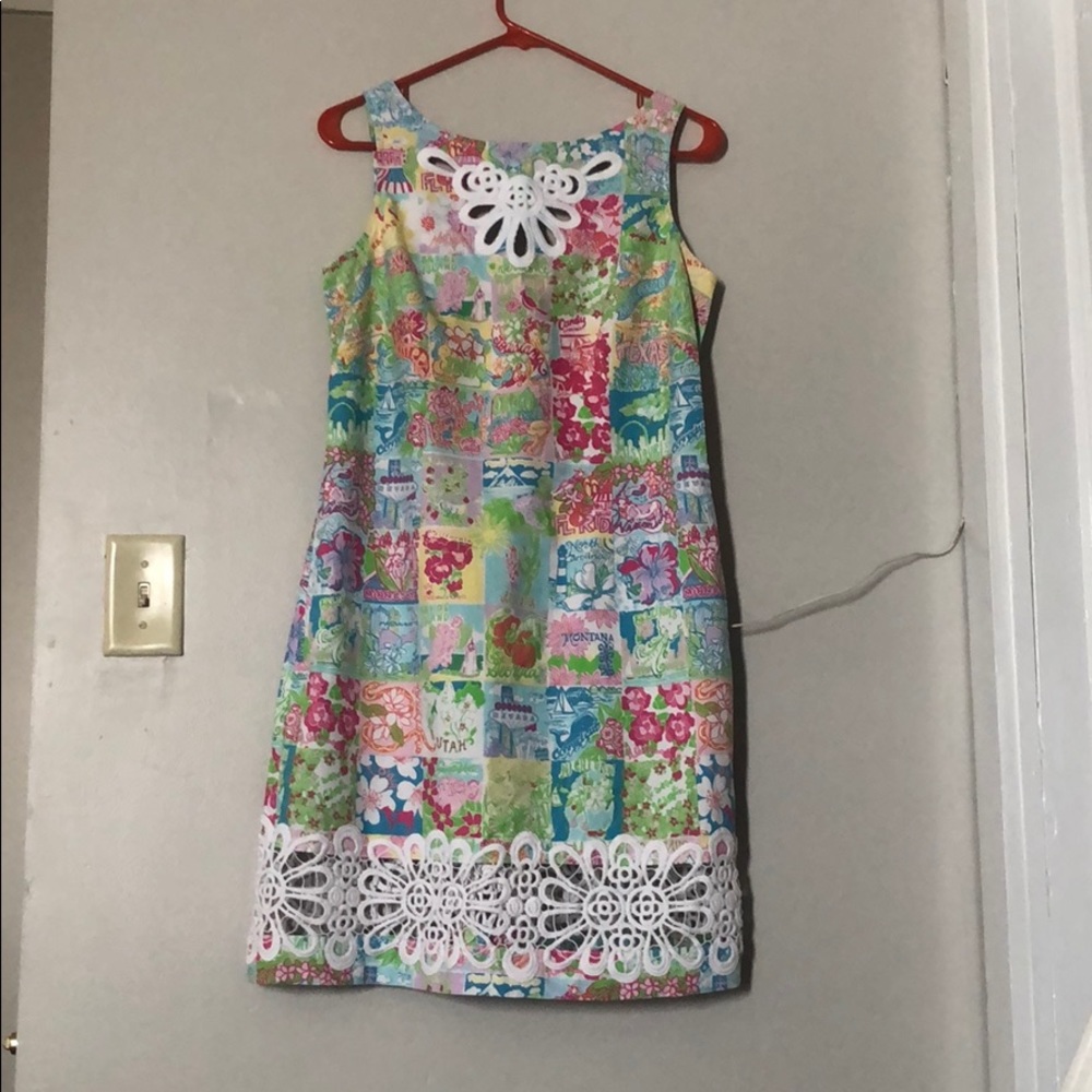 Lilly Pulitzer Mariana Shift, State Of Mind, EUC!!